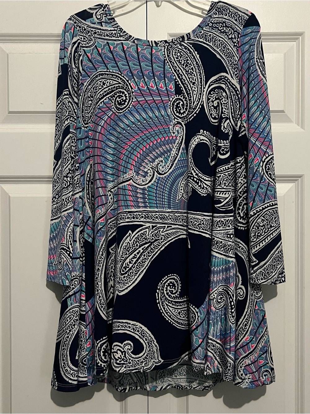 Honeylee Paisley Boho Tunic Size Medium